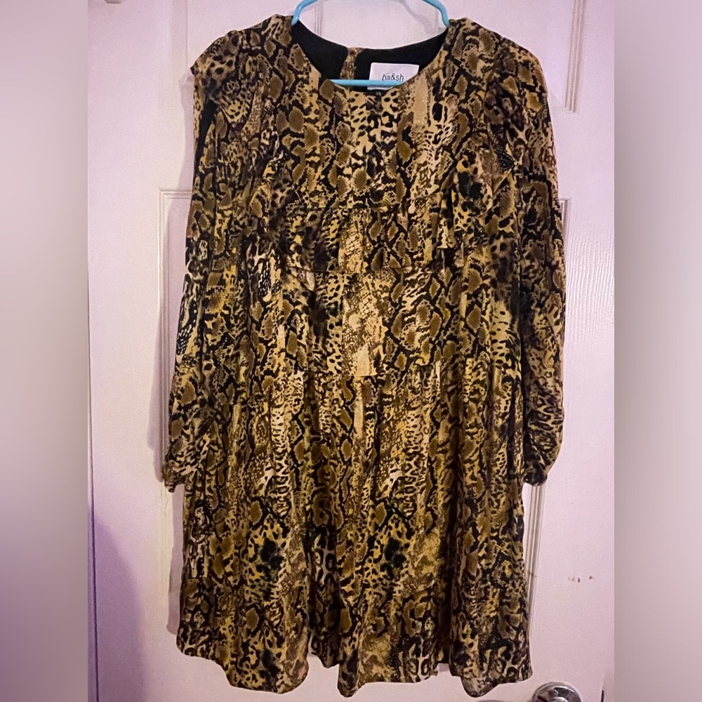 Ba&Sh Python Print Dress - Xl - image 1